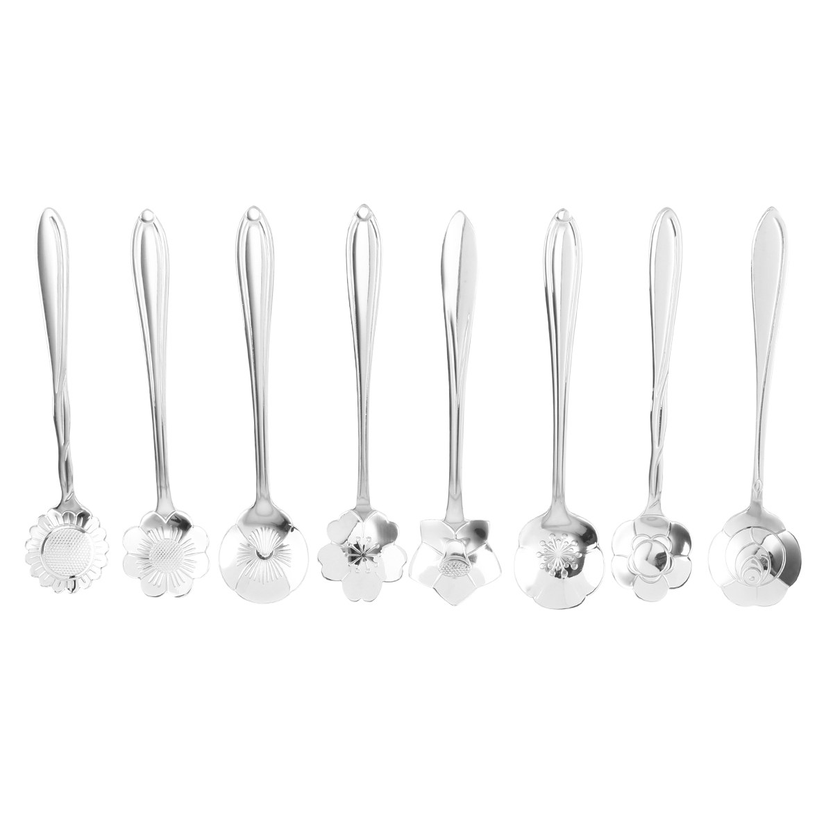 Kitchen Gadgets To Gift - مجموعة ملاعق زهور إبداعية مكونة من