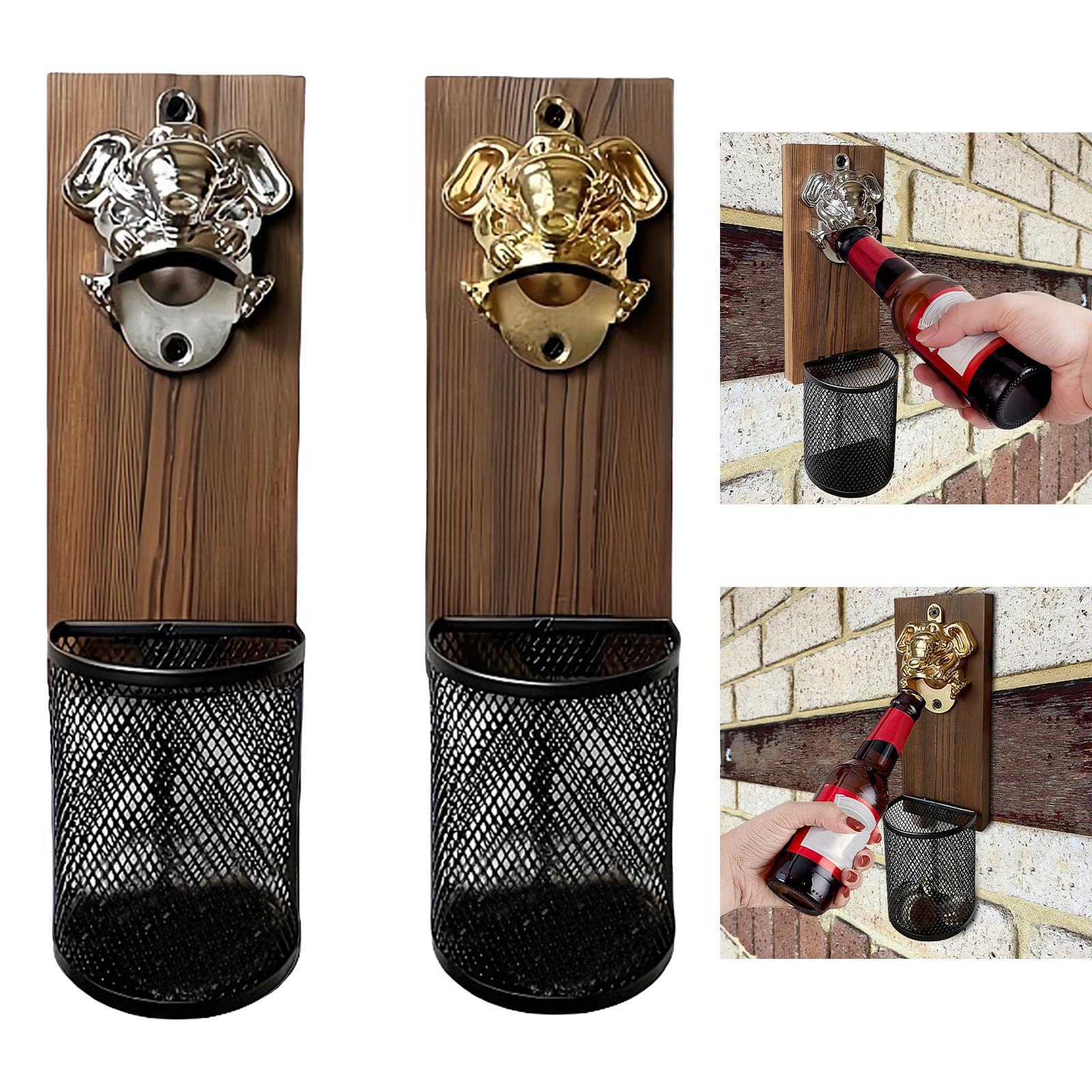 Kitchen Gadgets To Gift - فتاحة زجاجات مغناطيسية مع مجمع أغطية