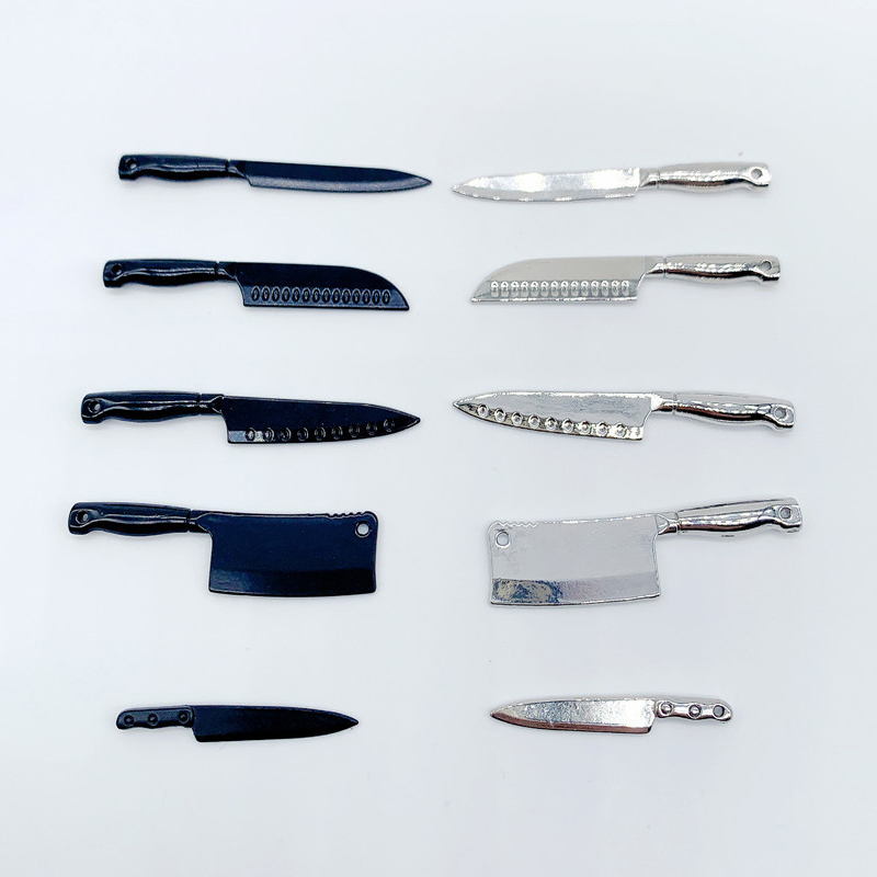 Kitchen Gadgets That Make Life Easier - 1/12 دمية سكاكين صغيرة نموذج دمية