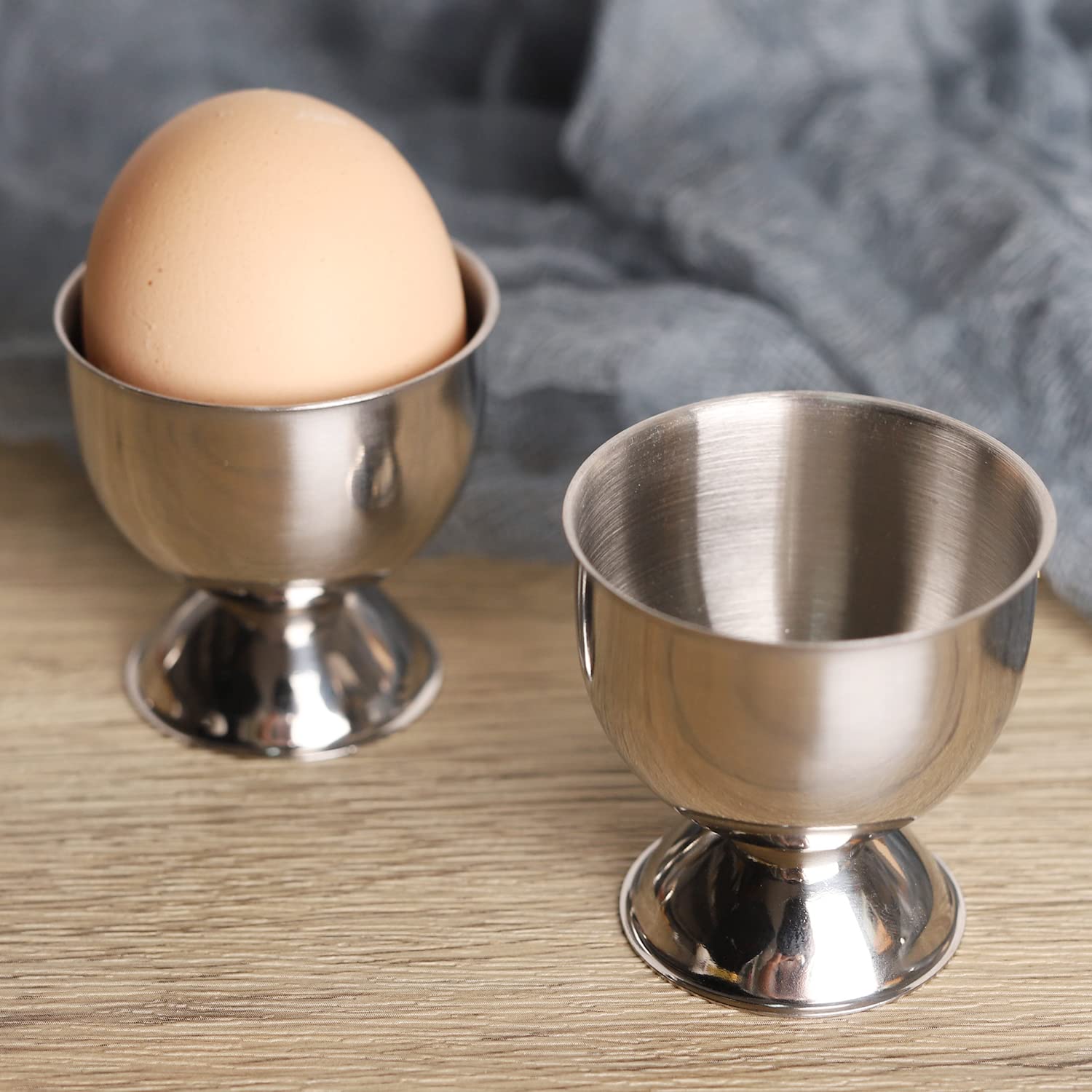 Kitchen Gadgets To Gift - طقم أكواب بيض من الفولاذ المقاوم