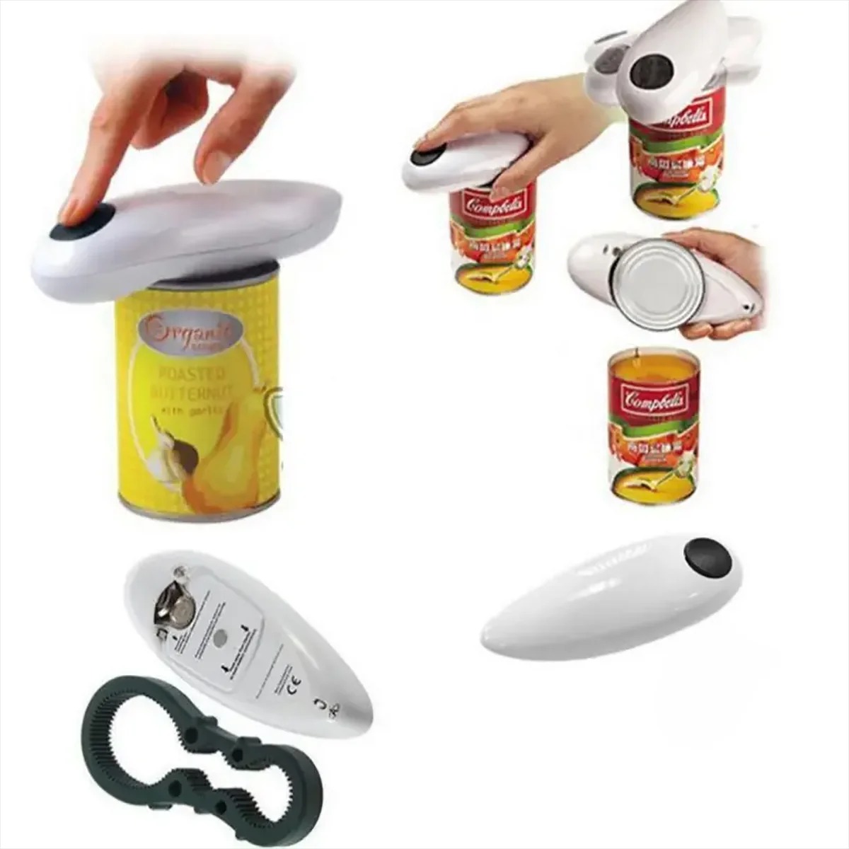 Kitchen Gadgets Jar Openers - فتاحة علب كهربائية أوتوماتيكية عالية القوة،