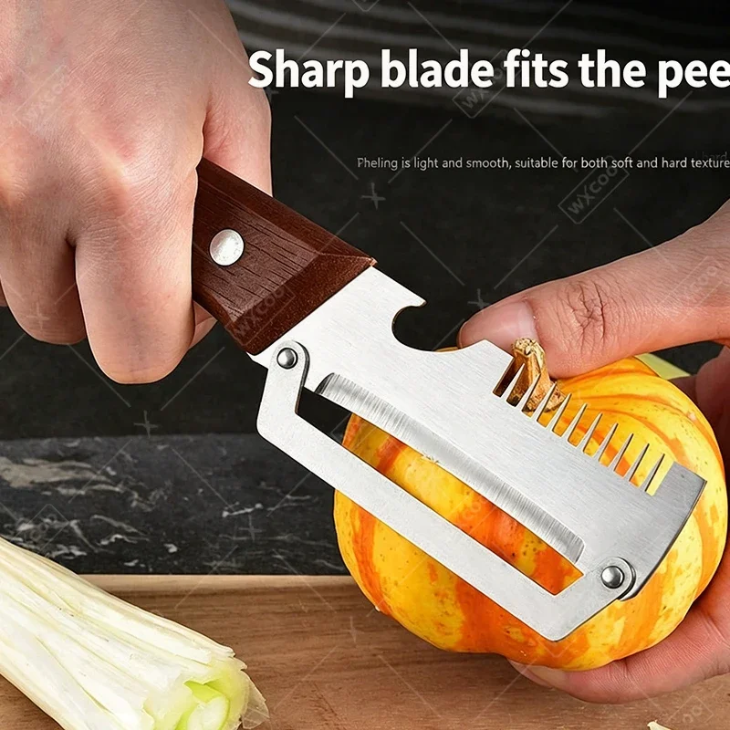 مقشرة WXCOO 2 في 1 من الفولاذ  - مراجعة Vegetable Kitchen Gadgets وسعره