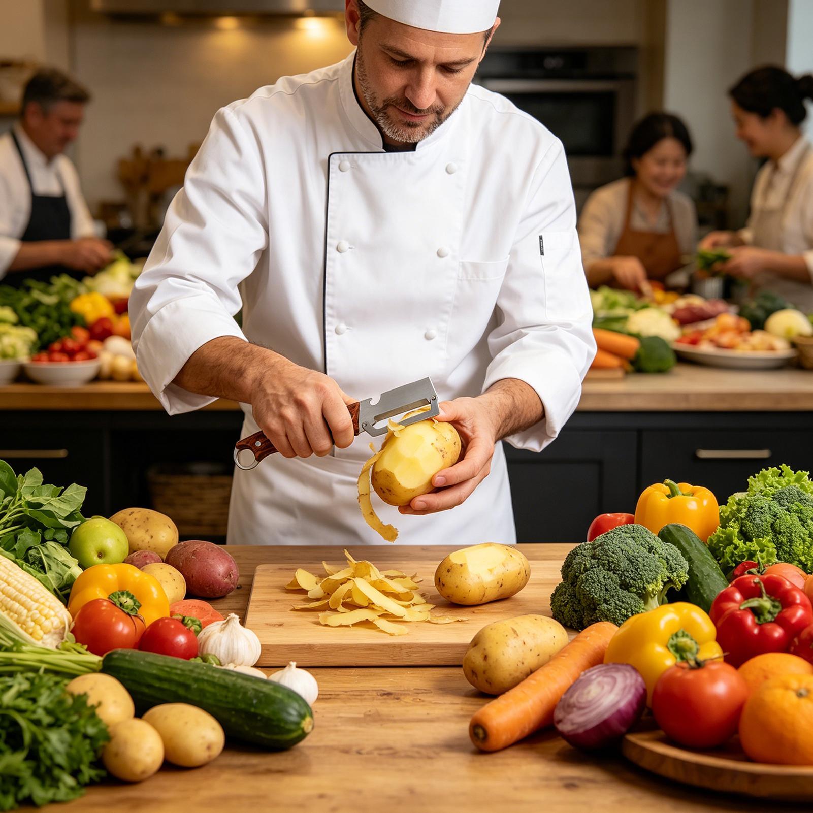 مقشرة خضروات للمطبخ مصنوعة من  - مراجعة Vegetable Kitchen Gadgets وسعره