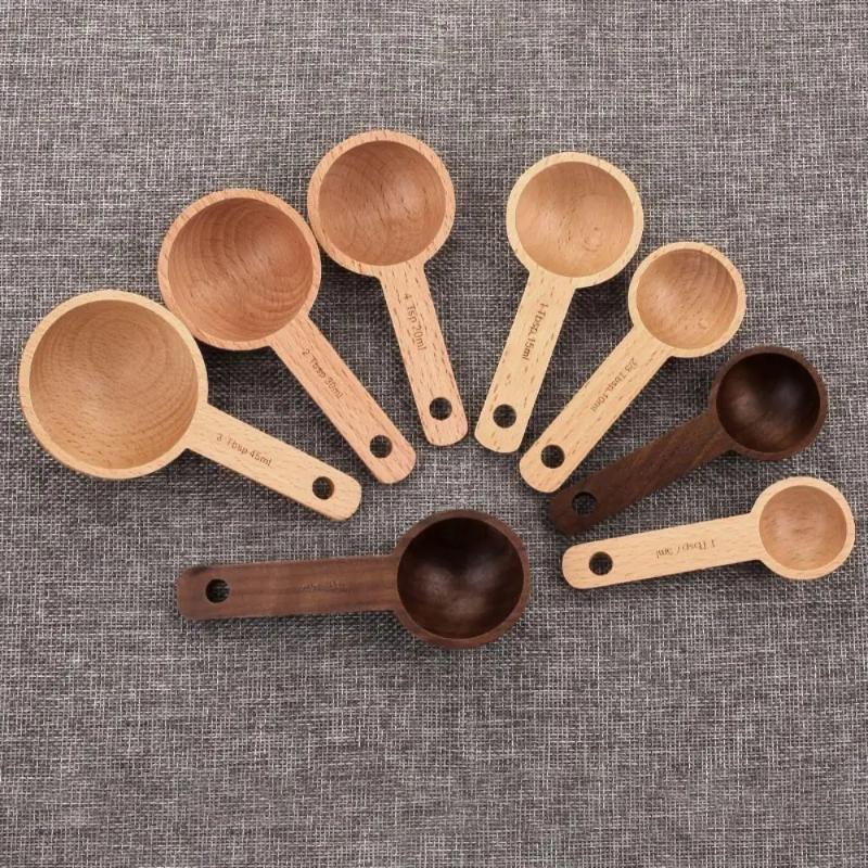 ملعقة قياس خشبية 7.5-45 مل محم - مراجعة Kitchen Gadgets To Gift وسعره