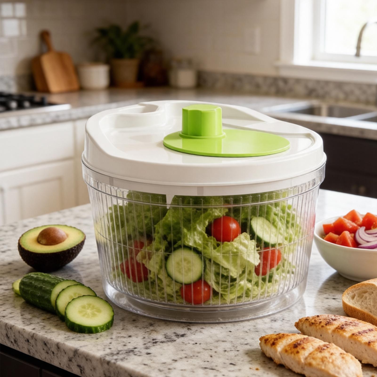مجفف الخضروات اليدوي الإبداعي، - مراجعة Vegetable Kitchen Gadgets وسعره
