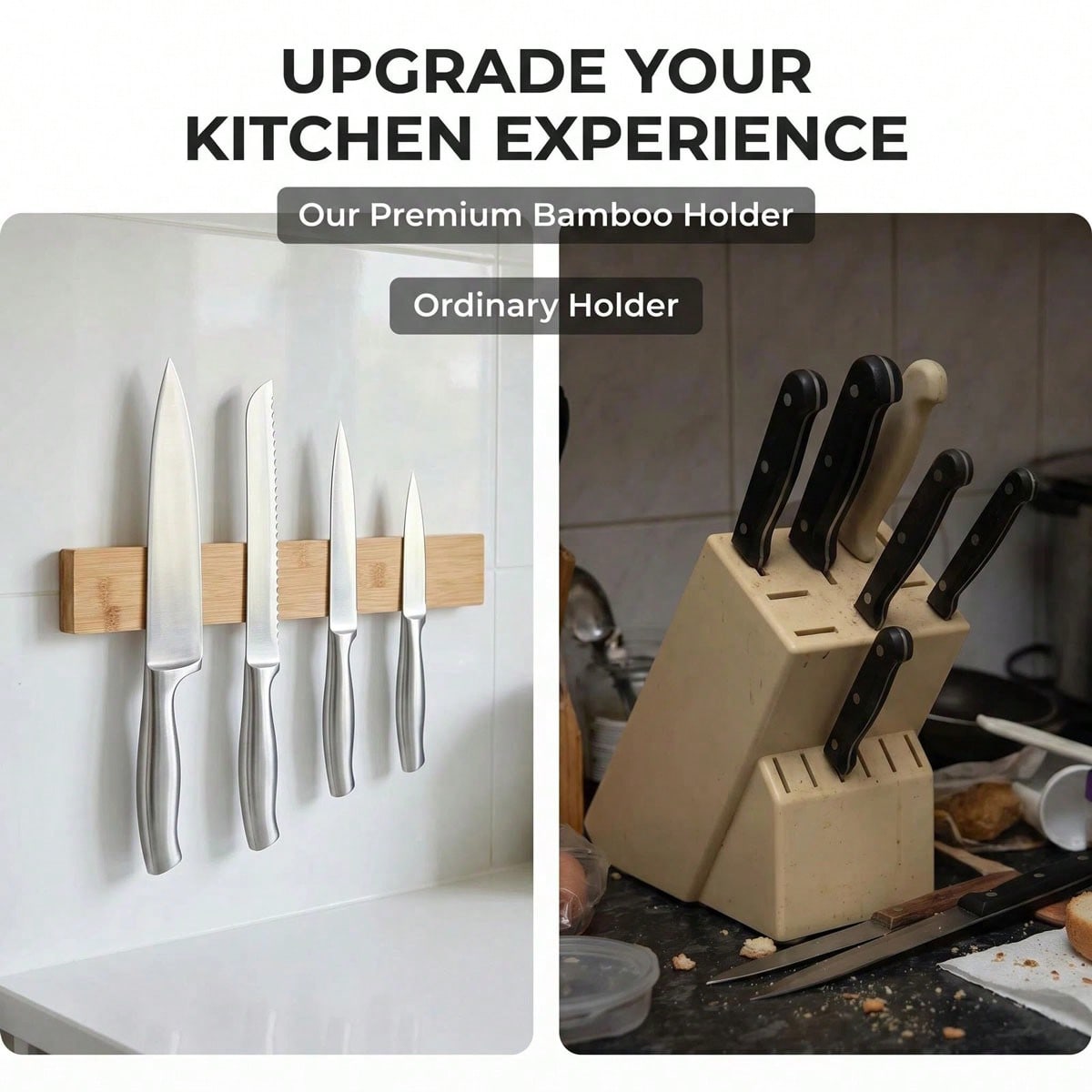 حامل سكاكين مغناطيسي بقوة مغنا - مراجعة Magnetic Knife Strip وسعره