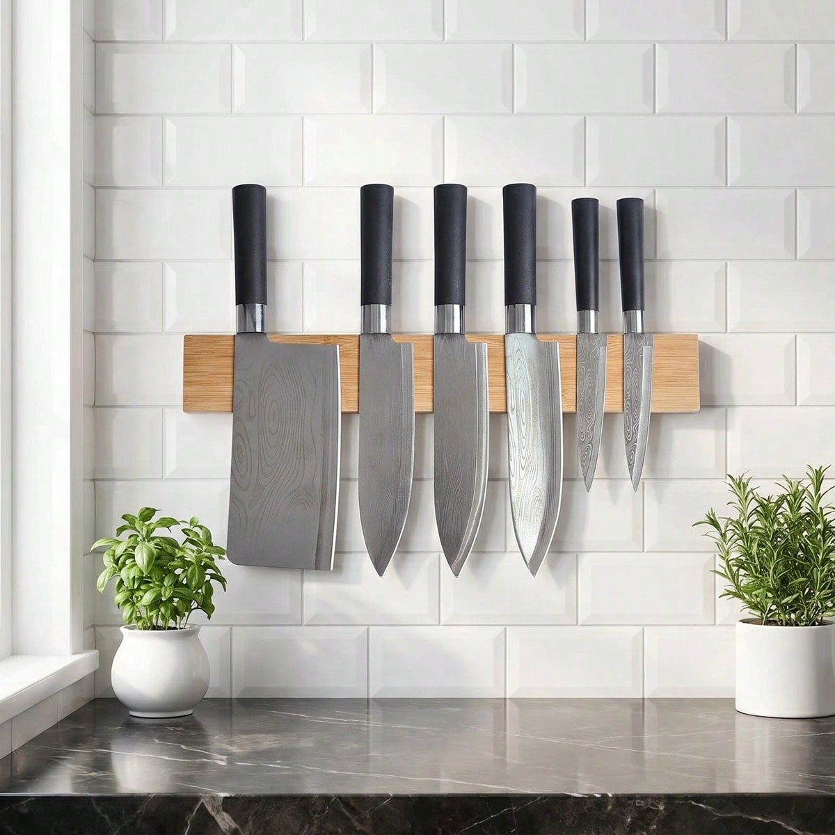 حامل سكاكين مغناطيسي بقوة مغنا - مراجعة Magnetic Knife Strip وسعره