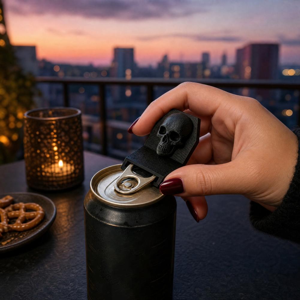 فتاحة يدوية بتصميم جمجمة قوطية - مراجعة Kitchen Gadgets To Gift وسعره