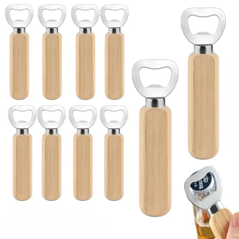 فتاحة زجاجات خشبية من الفولاذ  - مراجعة Kitchen Gadgets To Gift وسعره