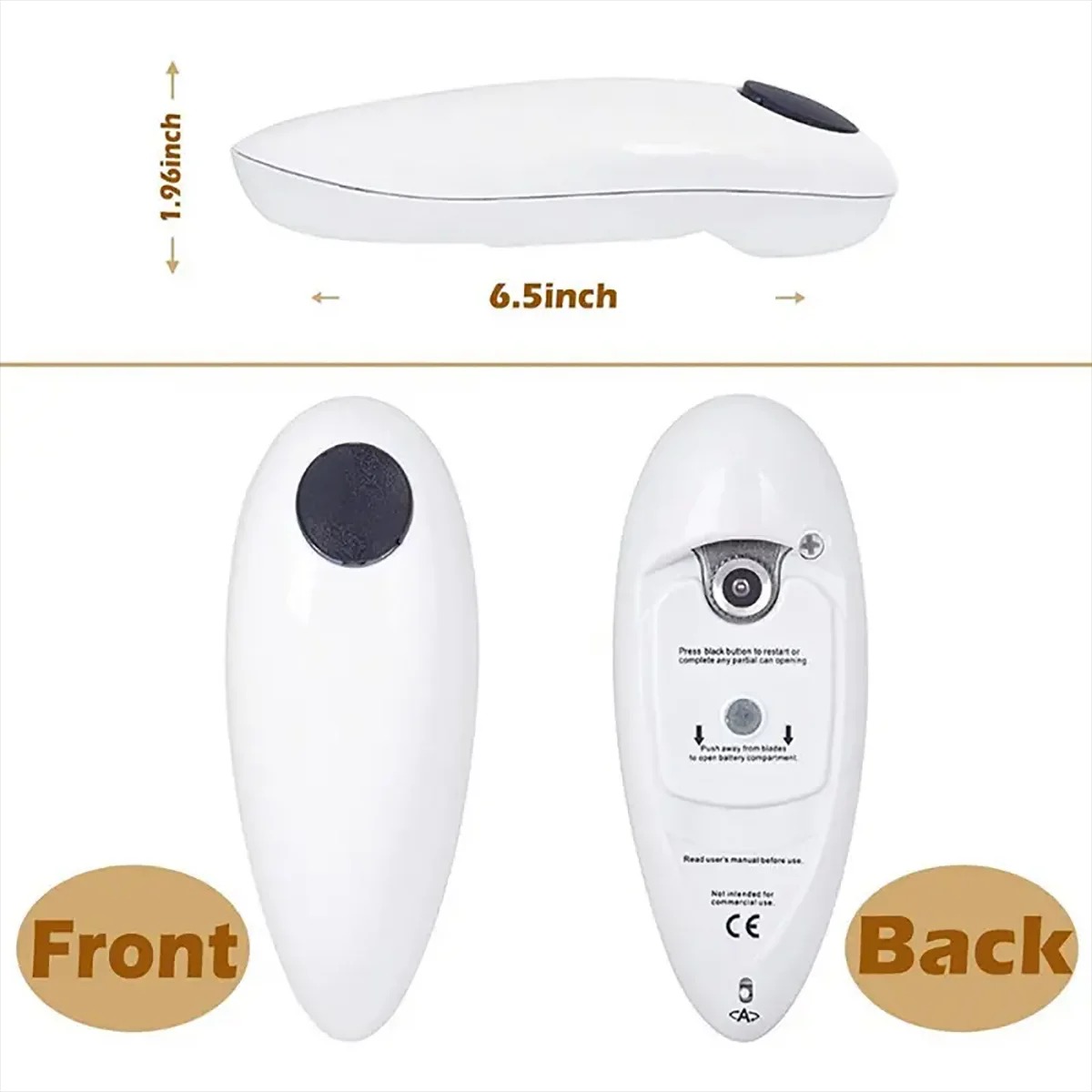 فتاحة علب كهربائية أوتوماتيكية - مراجعة Kitchen Gadgets Jar Openers وسعره